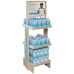 Oral Hygiene Products Display Stand Wooden Toothpaste Cosmetic Stand Display