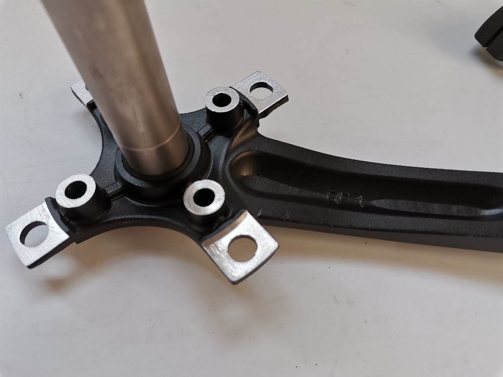 Mountain Bike Crankset 170mm 104BCD Alloy Bicycle Components 790g with Bottom Bracket