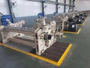 Quality 1000 RPM Speed Air Jet Looms Double Nozzle 200cm Fabric Cotton Weaving Machine wholesale
