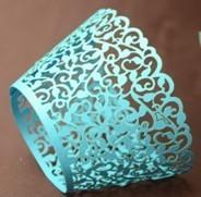 Quality Bright Blue cupcake wrappers for cake decorate wholesale