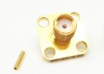 RF Coaxial Cable Connectors Solder Attachment 50Ohm Female SMA Jack Connector