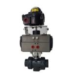 50mm 12V 3 Inch Plastic UPVC Electric Ball Valve Motorized Actuator Ball Valve