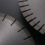 0.315in 8mm Edge Height Diamond Powder Alloy Steel Circular Saw Blade for Metal