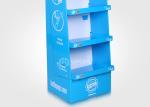 Food/Clothes Cardboard Shelf Display , Promotion Retail Cardboard Display Stands