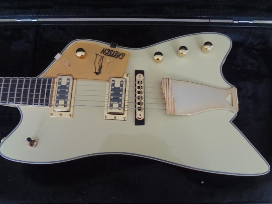 Grets custom guitar Cream color Golden hardwares Gretsch Billy bo signature 6 string electric guitar with Grover tuner