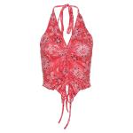 Sexy Low Cut Backless Slim Women's Halter Tank Tops