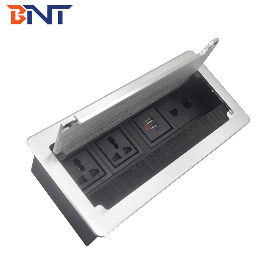 new style with soft close design desk power cable management grommet box