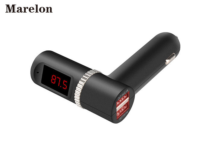 Digital Display Bluetooth Car Charger 360 Independent Volume Control