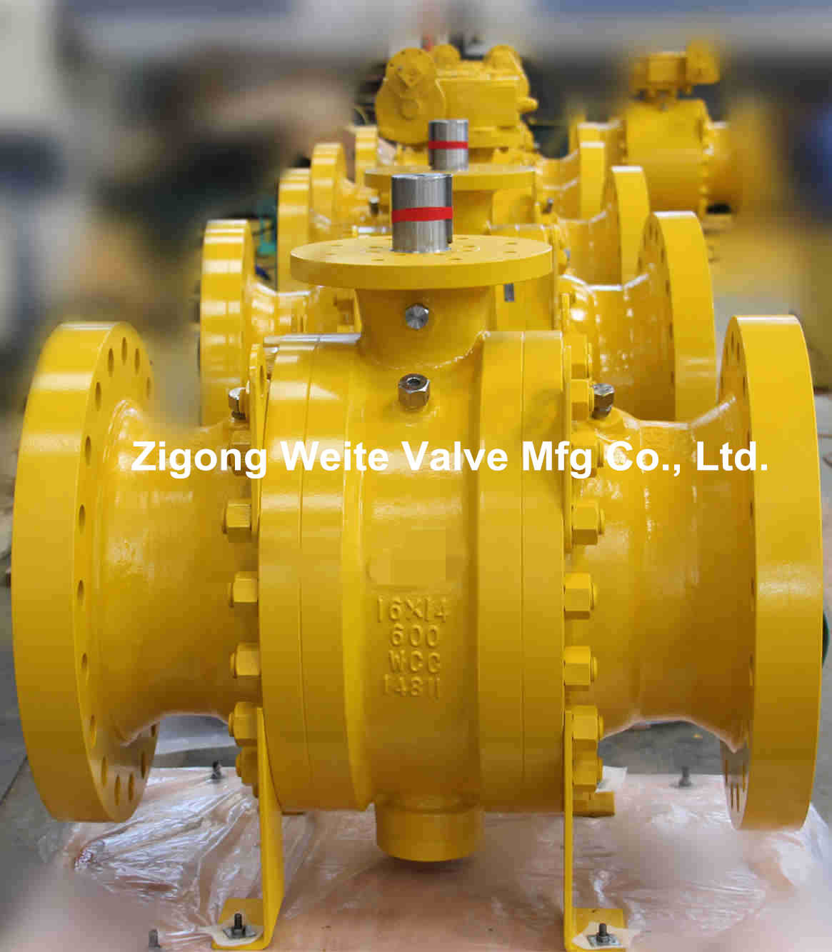 16x14" Reduced Bore Ball Valve WCC Body Class 600 Ball Valve