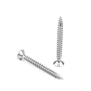Quality Metric ISO Standard Pozi Drive Flat Head Wood Screws for Wood Floor Installation wholesale