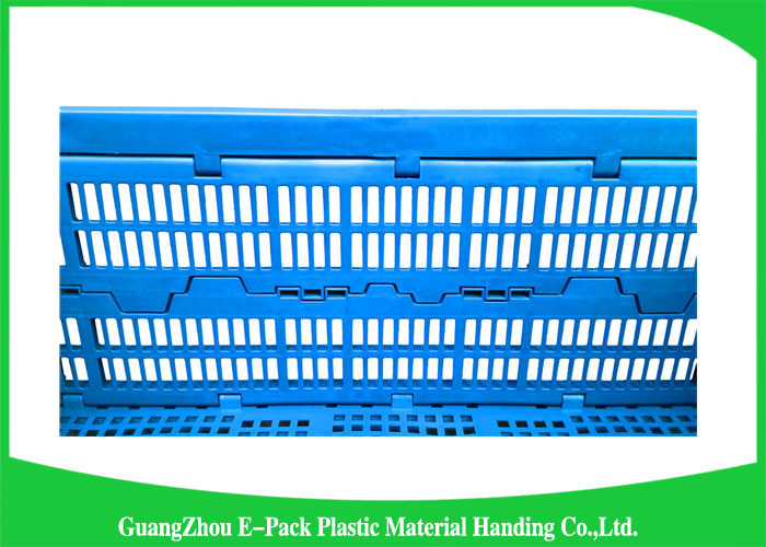 Virgin PP Black Plastic Storage Boxes , Recyclable Collapsible Plastic Containers