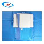 CE ISO13485 Sterile Blue Nonwoven Surgical Gown Pack Supplier For Operation Room