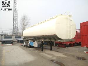 Quality Carbon Steel 35000L Fuel Tanker Semi Trailer Large Capacity wholesale