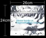 flat fresh food/dry food aluminium foil pop corn zipper bag, Zip lockkk Storage