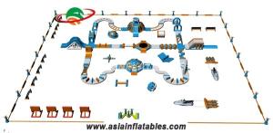 Quality Lake 0.9mm PVC Inflatable Water Park For Children wholesale