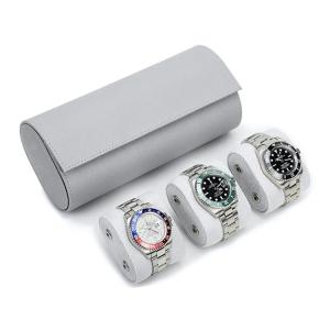 Quality Travel Watch Case Leather Portable Luxury Watch Box Packaging Watch Roll Case wholesale