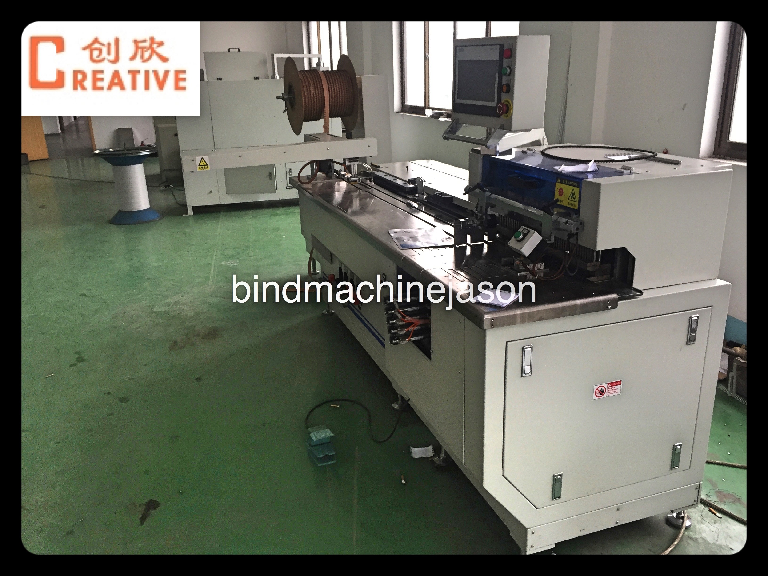 Automatic calendar punching machine inline wire binding function PWB580
