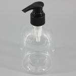 Cylinder 24mm 10.14oz Clear Plastic Shampoo Bottles