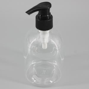 Quality Cylinder 24mm 10.14oz Clear Plastic Shampoo Bottles wholesale