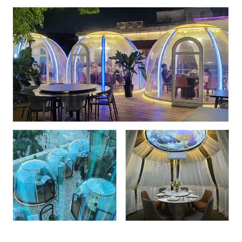 Outdoor Villa Hotel Bubble Room Transparent tent Glass celebrity Restaurant Sun Room PC Star Room Outdoor Homestay