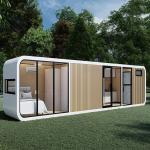 Apple Cabin House Galvanized Steel Frame and Metal Carved Panel for Exclusive
