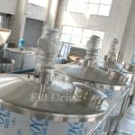High Pressure Resistant Juice Processing Equipment 2 Layers Stirred Vessel Tank