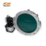 350mm Port Size Pneumatic Powder Butterfly Valve For Batching Plants Cement