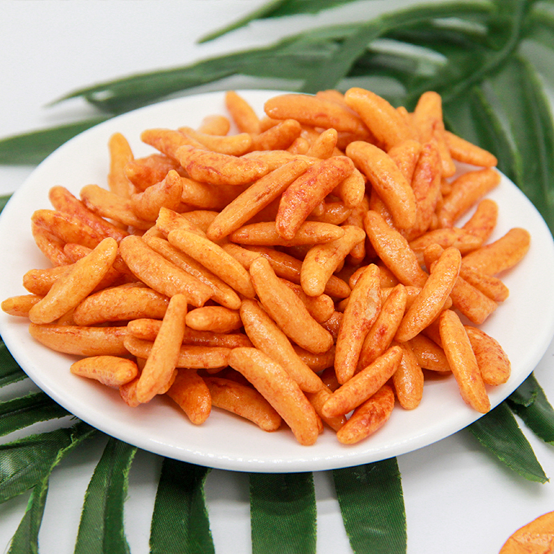 Spicy Persimmon Seed Rice Crackers Grain Snack Healthy Snacks Japanese Rice Cracker