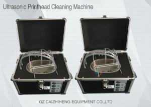 Quality Outdoor Printer Black Ultrasonic Printhead Cleaning Machine For Epson DX5 Printhead wholesale