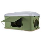 Pole Aluminum Stainless Steel Hard Shell Roof Tent For Camping Travelling Fits