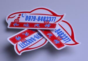 Quality Custom outdoor durable promotion advertising die cut shape sticker wholesale