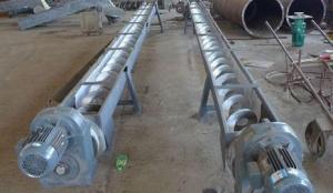 Quality Concrete Spiral Stainless Steel Screw Conveyor For Wasters Wet Material Viscidity wholesale