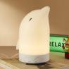 Buy cheap Portable LED Night Light 100V - 240V Dolphin Table Lamp White With Music from wholesalers