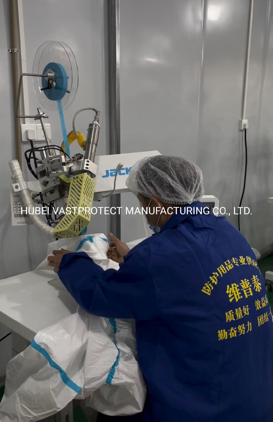 CE Cat 3 Type 4 5 6 Heat Sealed Tape Seam Disposable Microporous Coverall