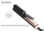 75W Ceramic Hair Straightener Comb , Professional Hair Straightening Comb