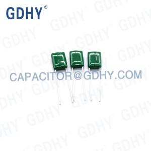 Quality GDHY 0.001uF P3.5mm Polyester Film Capacitor wholesale