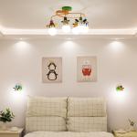 LED cartoon children room lamp bedroom ceiling lamp boy girl princess chandelier