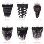 High Quality PIxie Curl 13*4 HD Lace Frontal Raw Indian Virgin Hair 100% Human