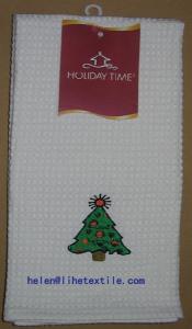 Quality Chrismas logo towel , embroidery wholesale