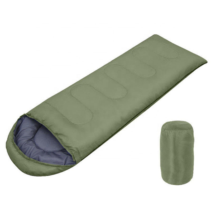 Outdoor Camping Essential Customized Colors Waterproof Big Sleeping Bag with Warm Cotton