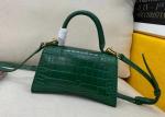 Alligator Print Crocodile Skin Bag , 23cm Luxury Tote Handbag