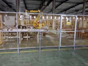 Quality OEM Extrusions Structural Aluminum Profiles 4040 Assembly Line Robot Fence wholesale