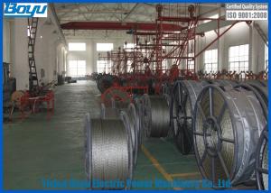 Quality Flexible Steel Wire Rope , Anti Twist Braid Steel Rope for Overhead Power Cables Stringing 28mm 580kN wholesale