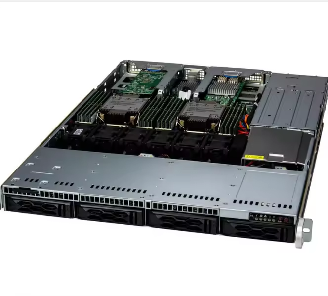 Supermicro SYS-611C-TN4R X13 1U CloudDC PCIe 5.02 4 Hot-Swap 3.5" NVMe/SAS/SATA 1-DPR