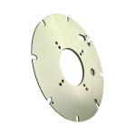 White Soldermask Aluminum PCB Board 1.0W Thermal Conductivity Metal Core 1.6mm