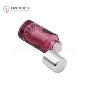 Quality Round Glass Essential Oil Bottle Aluminum Dropper Cap 20 Ml wholesale
