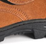 Unisex Welding Safety Shoes Mens Steel Toe Welding Boots Yellow