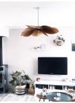 Wabi-sabi Paper Ceiling Lamp Living Room Shop Led Ceiling Chandelier Kitchen