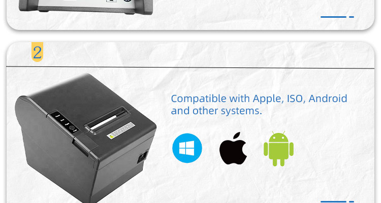 Fast Printing 80mm USB Network Thermal Receipt Printer with 384 Dots/line Resolution
