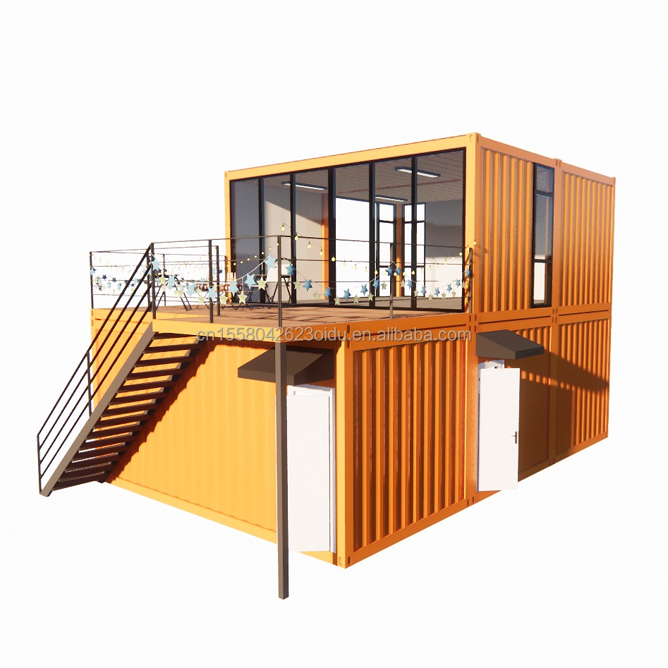 20ft Flat Packaging Sturdy and Durable for Bathroom Outdoor Container Storage Room Glass